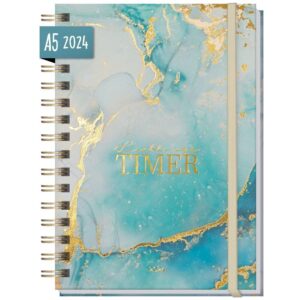 Lieblings-Timer 2024 / A5+ / Blue Marble / von Häfft