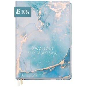 Häfft-Timer 2024  - Jugendkalender / A5 / Blue Marble