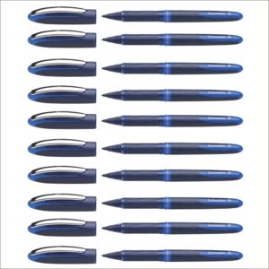 Tintenroller Schneider One Business 0.6mm zehn Stifte blau