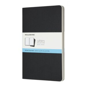 Moleskine Cahier Notizhefte 3er-Set / Large / A5 / Punktraster / schwarz