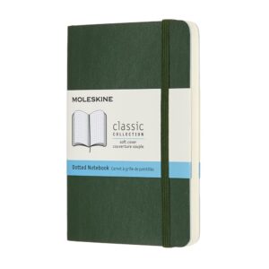 Moleskine Notizbuch Softcover / Pocket / Punktraster / Myrtengrün