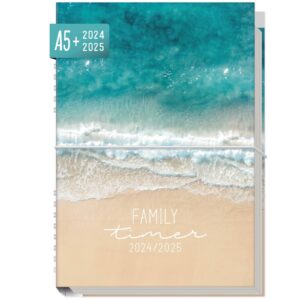Family-Timer 2024/2025 - 18 Monate / Summer Beach / Häfft-Verlag