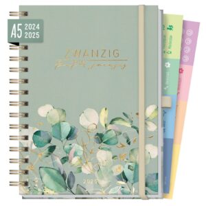 Lieblings-Timer Deluxe 2024/2025 / Minty Leaves /  Häfft-Verlag