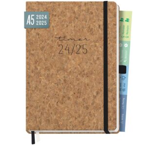 Chäff-Timer Premium 2024/2025 - 18 Monate / A5 / KL / Kork / Häfft-Verlag