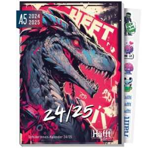 Häfft PLANER 2024/2025 / Hausaufgabenheft / Dragon / Häfft-Verlag