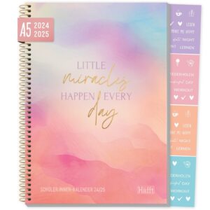 Häfft College-Timer 2024/2025 / A5 / Schülerkalender / Little Miracles / Häfft