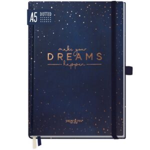paper&you Journal Premium / dotted / A5 / Make your dreams happen / Häfft