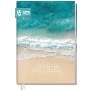 Chäff-Timer Classic 2025 / 12 MONATE / A5 / Summer Beach / Häfft-Verlag