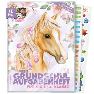 Mein Grundschul-Aufgabenheft 1+2. Klasse / A5 / Pferd / vom Häfft-Verlag