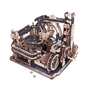 ROKR 3D-Holz-Puzzle Murmelbahn / Kugelbahn "Marble Spaceport"