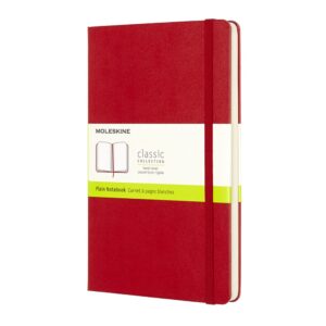 Moleskine Notizbuch Hardcover Large / A5 / blanko / scharlachrot
