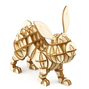 Rolife 3D-Holz-Puzzle Rabbit / Hase