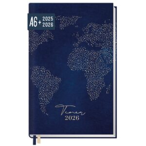 Chäff-Timer mini 2025/2026 / 18 Monate / A6+ / World Wide / Häfft-Verlag