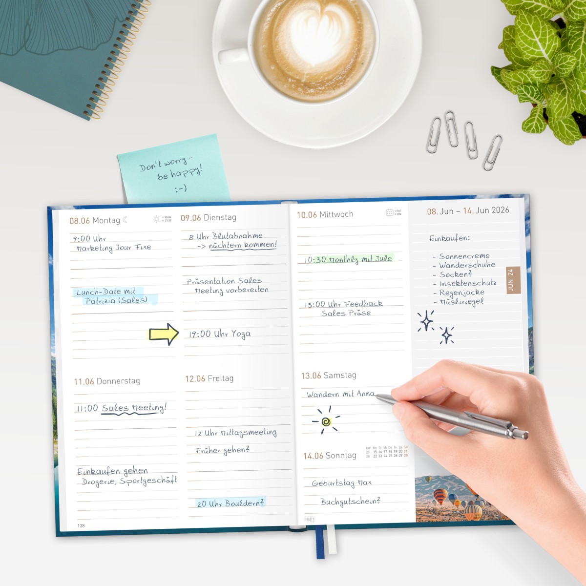 Chäff-Timer Classic 2025/2026 / 18 Monate / A5 / Time to dream / Häfft-Verlag – Bild 6