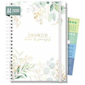 Business-Timer Maxi 2026 / A4 / Blattgold / Häfft-Verlag