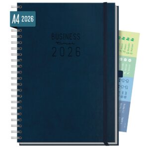 Business-Timer Maxi 2026 / A4 / Nachtblau / Häfft-Verlag