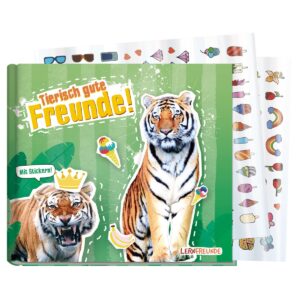 Freundebuch Tierisch gute Freunde / Tiger / vom Häfft-Verlag