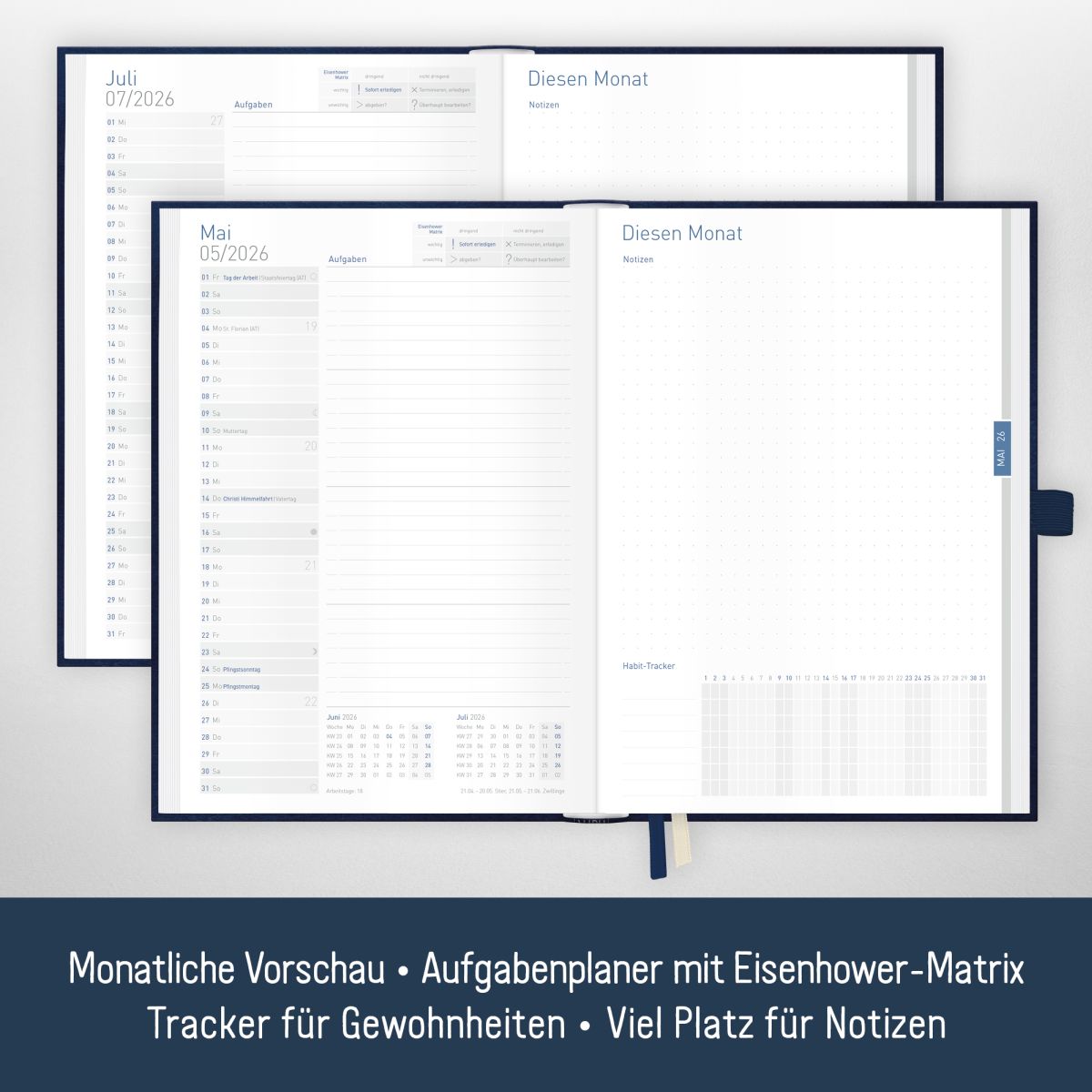 Organizer Day by Day 2026 - 1 Tag/Seite / A5 / World Wide / Häfft-Verlag – Bild 4