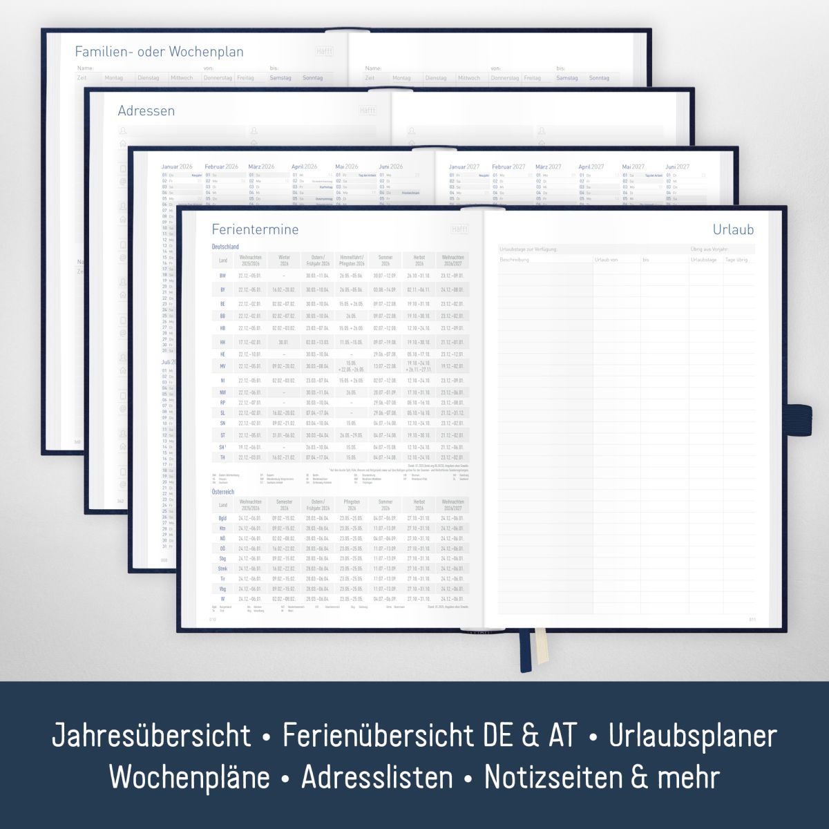 Organizer Day by Day 2026 - 1 Tag/Seite / A5 / World Wide / Häfft-Verlag – Bild 5