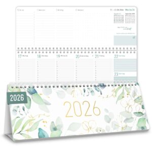 Tischkalender 2026 mit Aufsteller / Blattgold / Häfft-Verlag