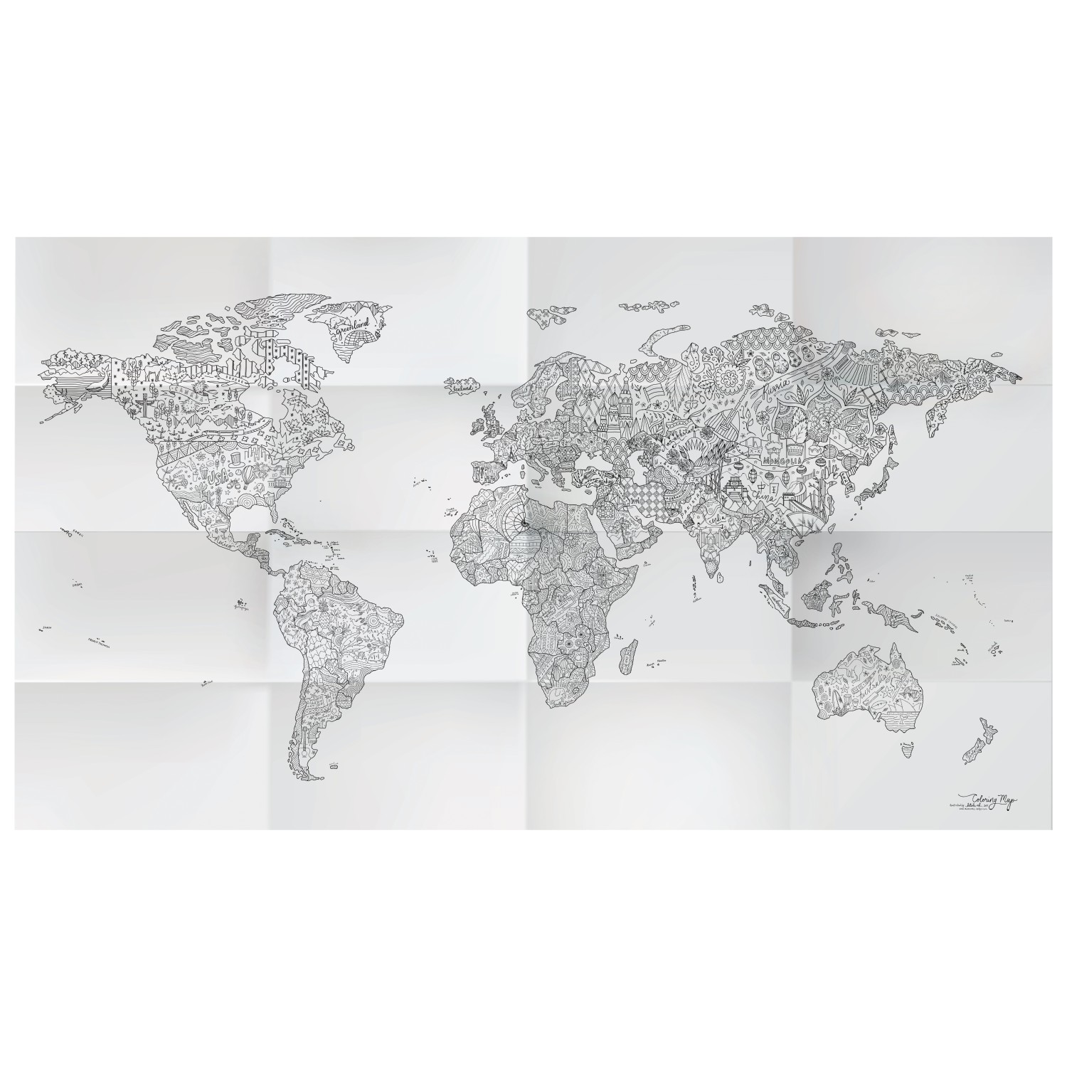 Awesome Maps Travel Journal / A5 / Hardcover / Blanko – Bild 3