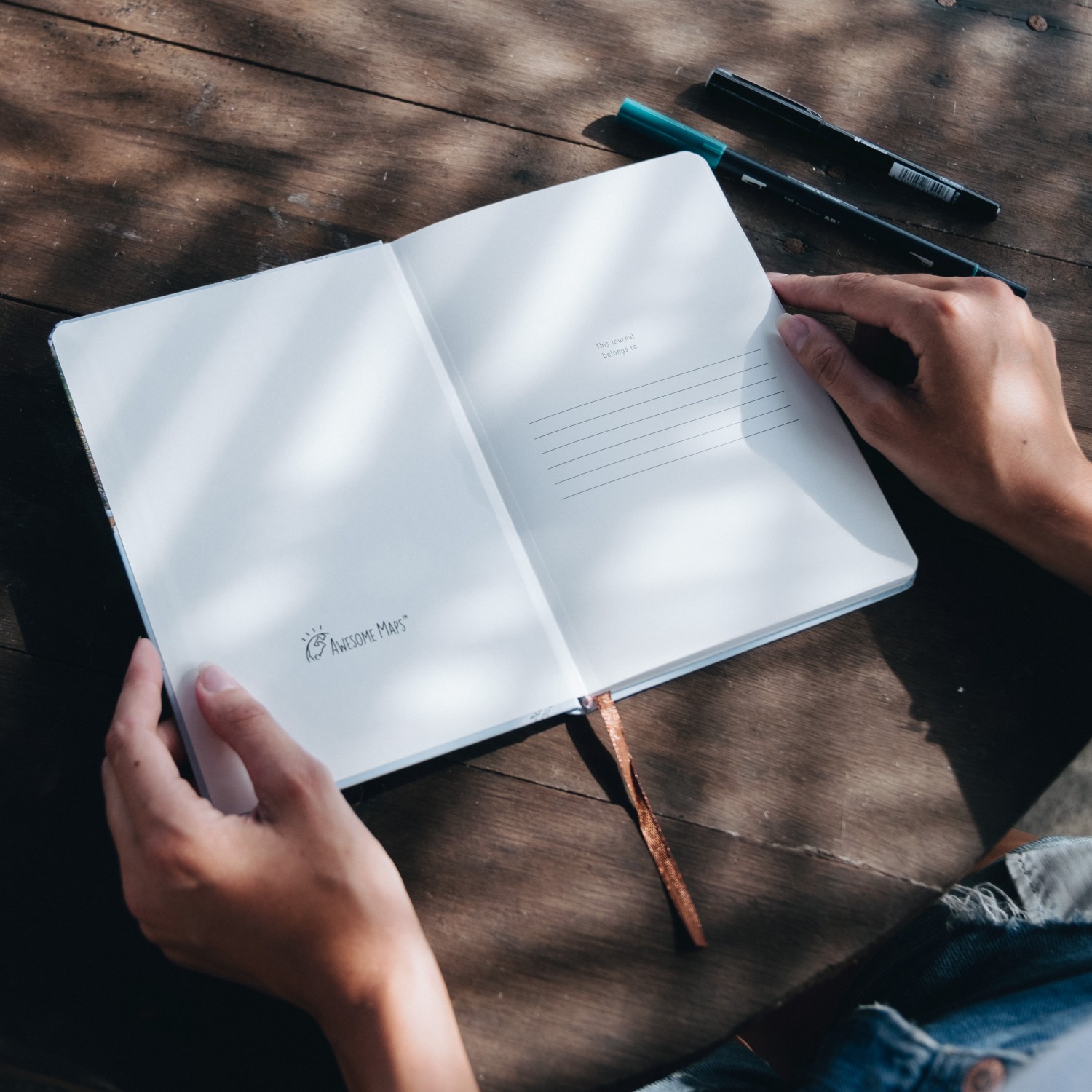 Awesome Maps Travel Journal / A5 / Hardcover / Blanko – Bild 5