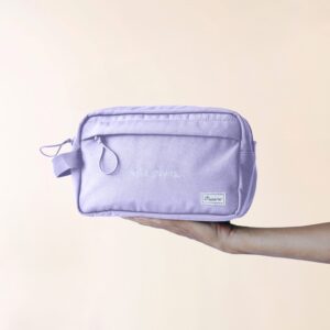 Awesome Maps Waschtasche / Kulturbeutel Lavendel
