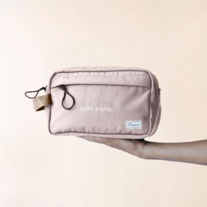 Awesome Maps Waschtasche / Kulturbeutel Sandfarben