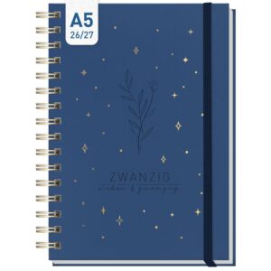 Lieblings-Timer 2026/2027 / 17 Monate / A5 / Night Flower / Häfft-Verlag
