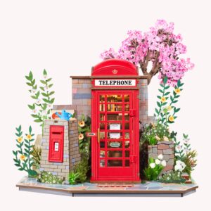 Rolife 3D-Holz-Puzzle "Blossom Book Booth"